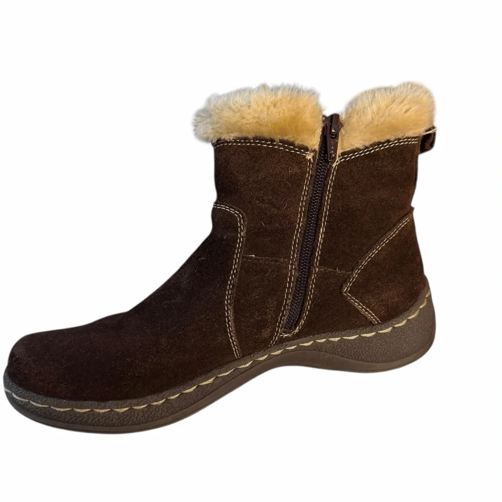 Bass Nadia Suede Leather Bootie
